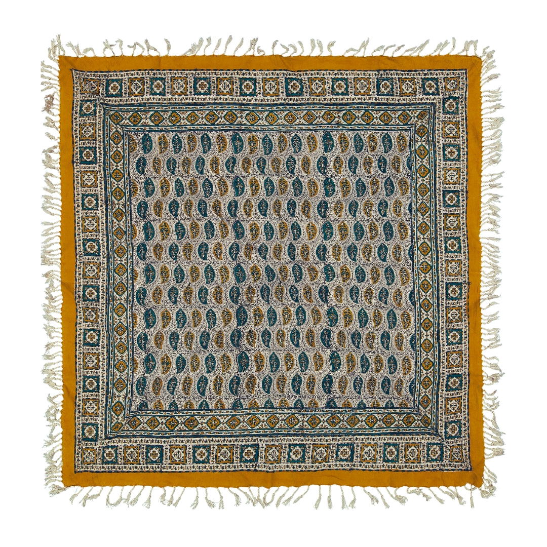 Faranam | Saffron Leaf (80x80 cm)